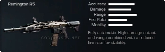 REMINGTON R5 Stats And Description